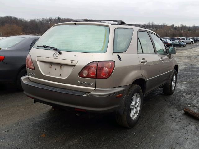 JT6GF10U7Y0069681 - 2000 LEXUS RX 300 GOLD photo 4