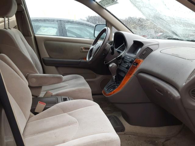 JT6GF10U7Y0069681 - 2000 LEXUS RX 300 GOLD photo 5