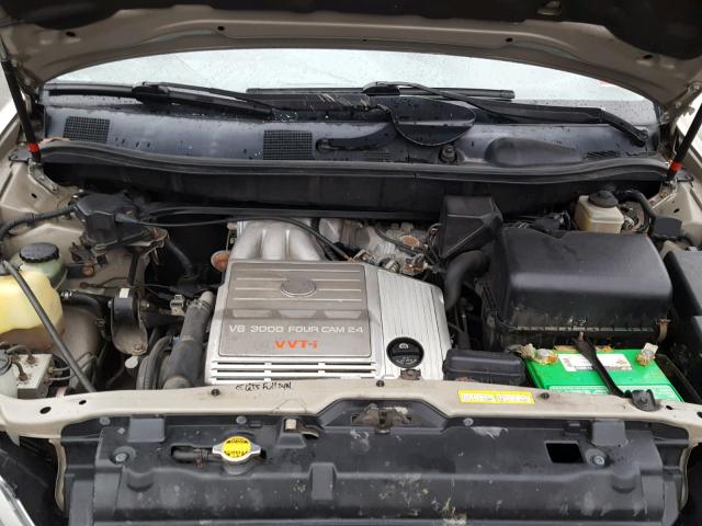 JT6GF10U7Y0069681 - 2000 LEXUS RX 300 GOLD photo 7