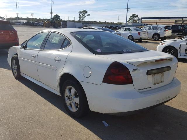 2G2WP522651258900 - 2005 PONTIAC GRAND PRIX თეთრი ფოტო 3