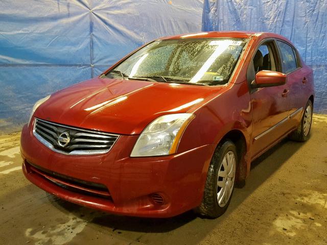 3N1AB6AP6AL657471 - 2010 NISSAN SENTRA 2.0 MAROON photo 2