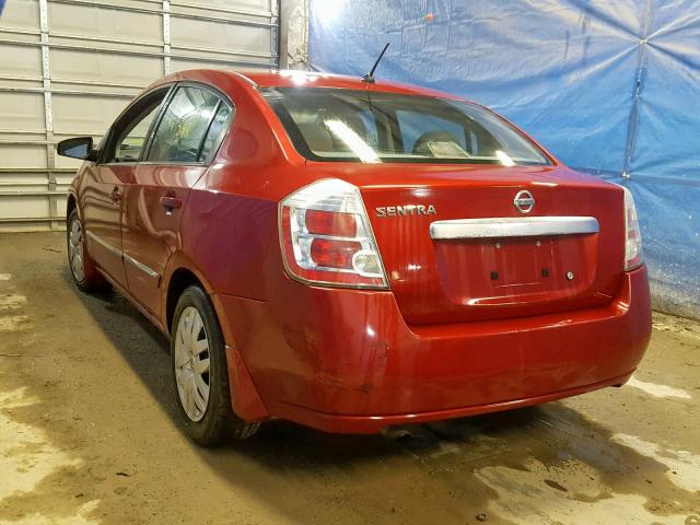 3N1AB6AP6AL657471 - 2010 NISSAN SENTRA 2.0 MAROON photo 3