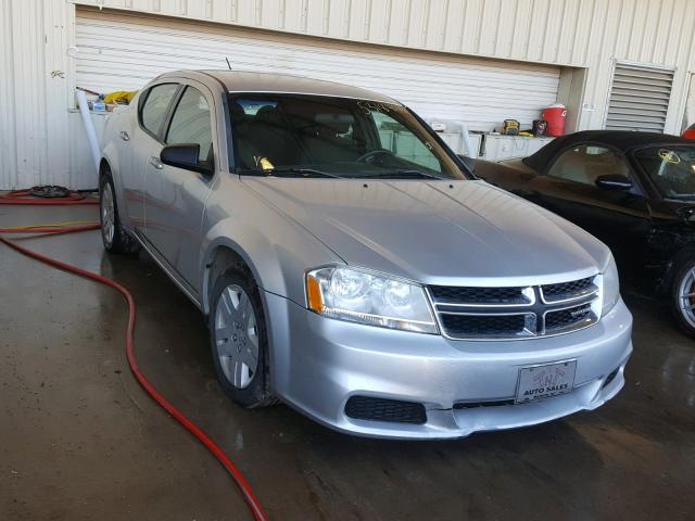 1B3BD4FB8BN626271 - 2011 DODGE AVENGER SILVER photo 1