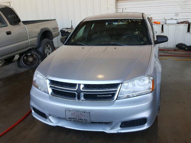 1B3BD4FB8BN626271 - 2011 DODGE AVENGER SILVER photo 9