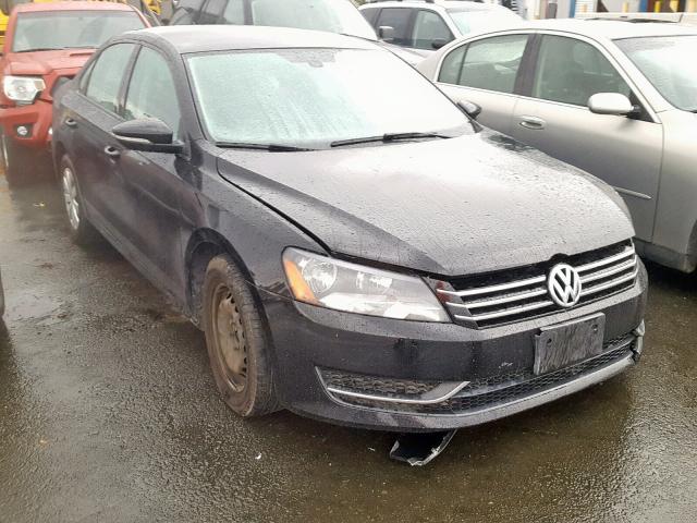 1VWAP7A32CC005301 - 2012 VOLKSWAGEN PASSAT S BLACK photo 1