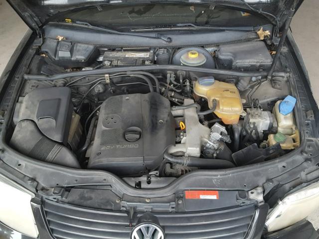 WVWNA63B4XE384834 - 1999 VOLKSWAGEN PASSAT GLS BLACK photo 7