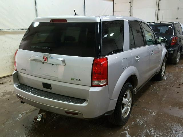 5GZCZ33Z67S869925 - 2007 SATURN VUE HYBRID SILVER photo 4