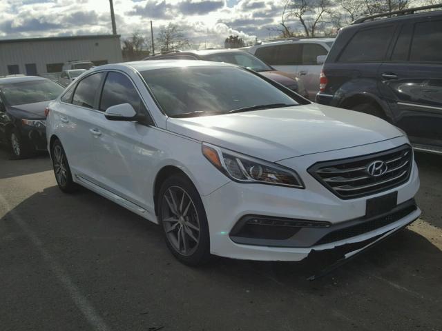 5NPE34AB4HH511195 - 2017 HYUNDAI SONATA SPO WHITE photo 1