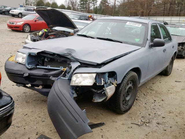 2FAHP71VX9X122984 - 2009 FORD CROWN VICT GRAY photo 2