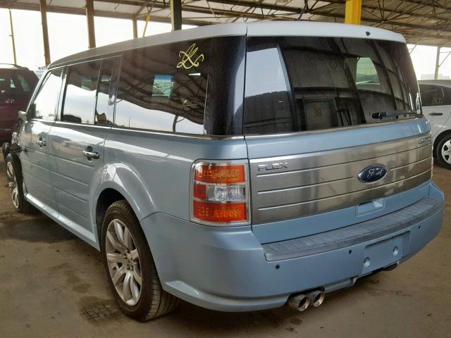 2FMDK53C09BA24367 - 2009 FORD FLEX LIMIT BLUE photo 3