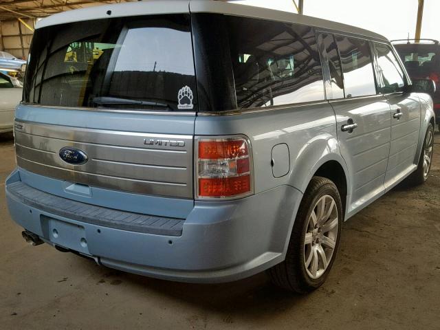 2FMDK53C09BA24367 - 2009 FORD FLEX LIMIT BLUE photo 4