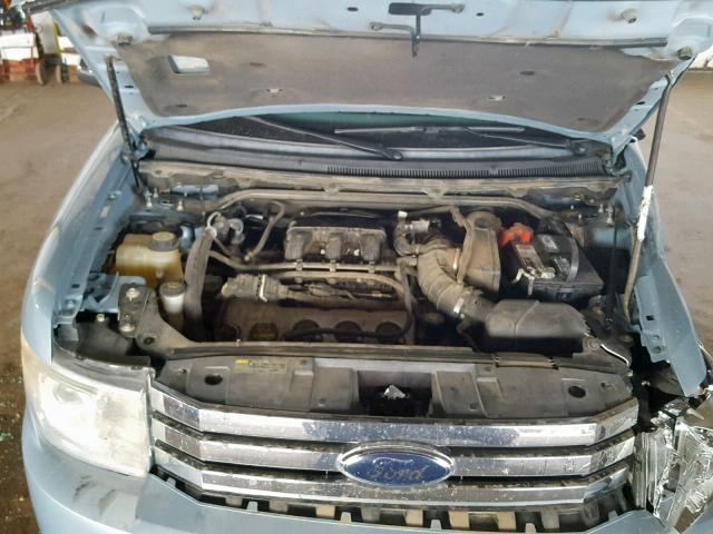 2FMDK53C09BA24367 - 2009 FORD FLEX LIMIT BLUE photo 7