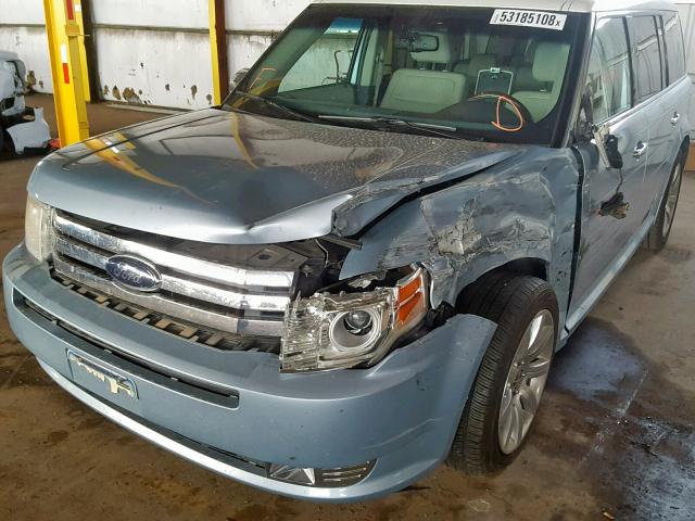 2FMDK53C09BA24367 - 2009 FORD FLEX LIMIT BLUE photo 9