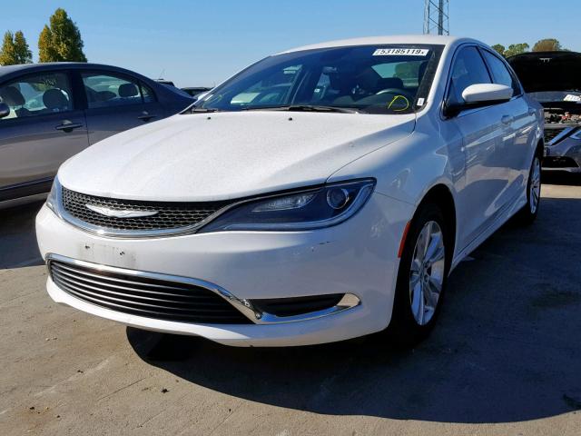 1C3CCCAB1GN163585 - 2016 CHRYSLER 200 LIMITE WHITE photo 2