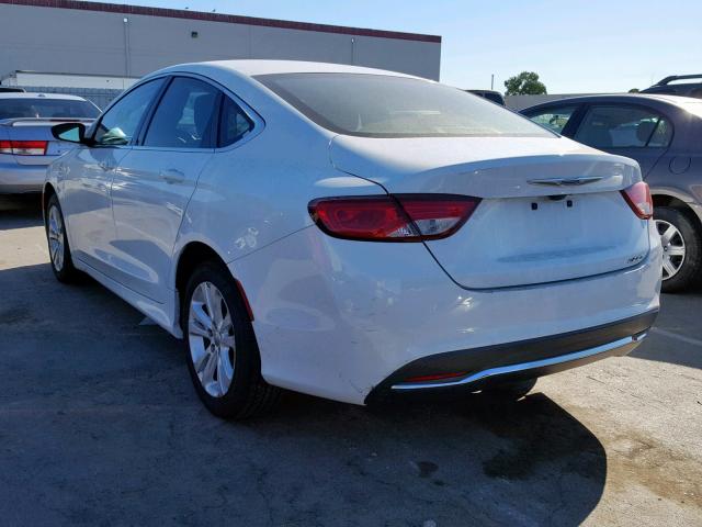 1C3CCCAB1GN163585 - 2016 CHRYSLER 200 LIMITE WHITE photo 3