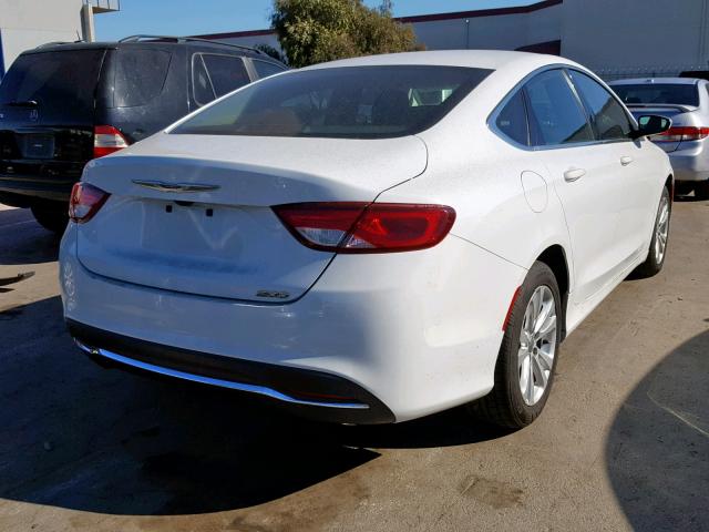 1C3CCCAB1GN163585 - 2016 CHRYSLER 200 LIMITE WHITE photo 4