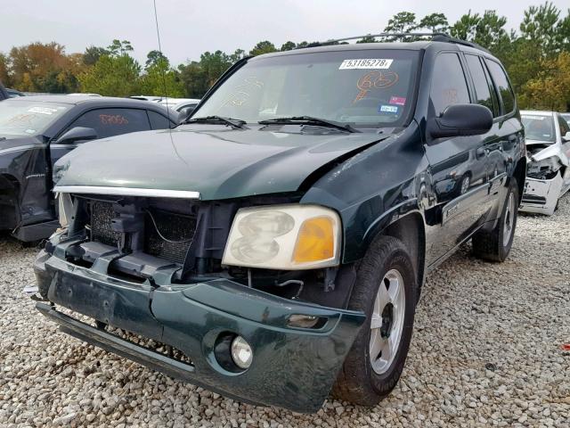 1GKDT13S232391953 - 2003 GMC ENVOY GREEN photo 2