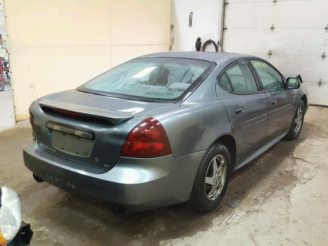 2G2WS522741372272 - 2004 PONTIAC GRAND PRIX GRAY photo 4