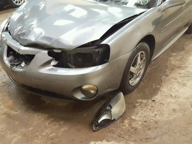2G2WS522741372272 - 2004 PONTIAC GRAND PRIX GRAY photo 9