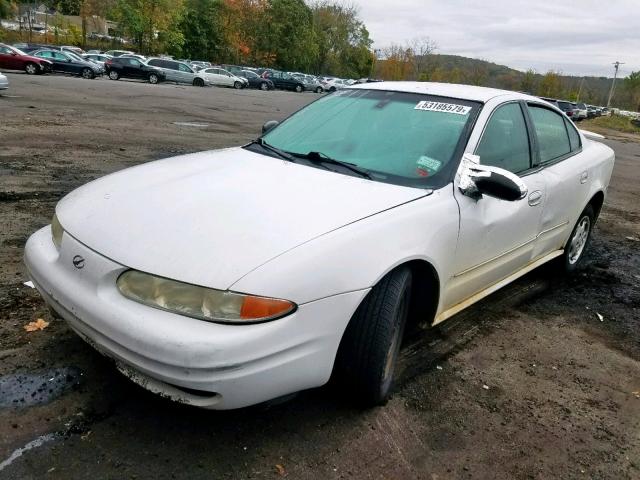 1G3NL52F14C156337 - 2004 OLDSMOBILE ALERO GL WHITE photo 2