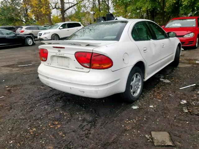 1G3NL52F14C156337 - 2004 OLDSMOBILE ALERO GL WHITE photo 4