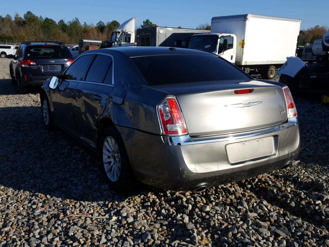 2C3CCAAG9CH115805 - 2012 CHRYSLER 300 GRAY photo 3