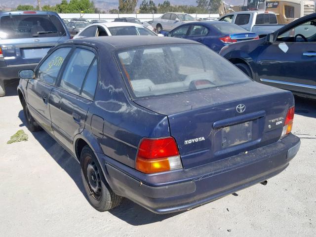 JT2EL56E0S0036862 - 1995 TOYOTA TERCEL DX BLUE photo 3