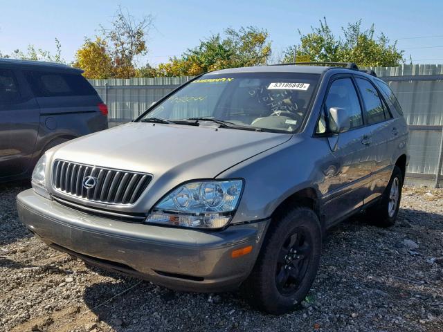 JT6GF10UXY0052244 - 2000 LEXUS RX 300 SILVER photo 2