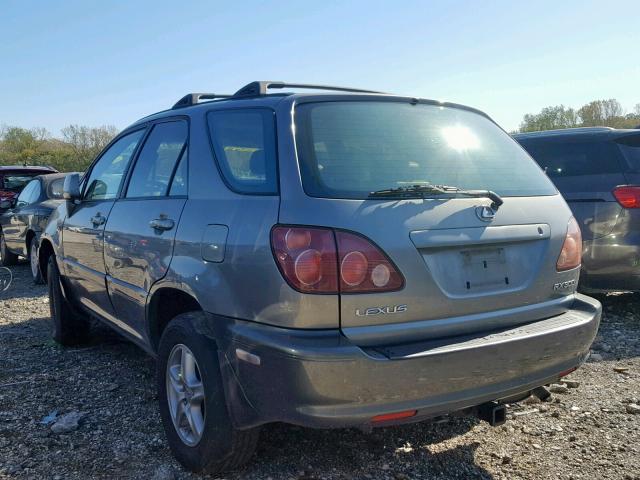 JT6GF10UXY0052244 - 2000 LEXUS RX 300 SILVER photo 3