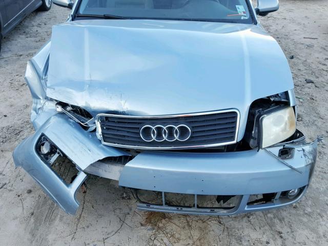 WAUVT64B82N027493 - 2002 AUDI A6 3.0 AVA BLUE photo 7