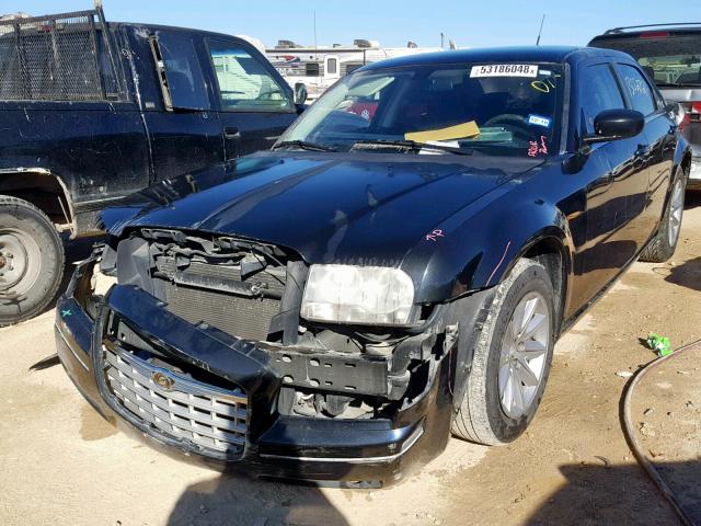 2C3KA43R08H312919 - 2008 CHRYSLER 300 LX BLACK photo 2