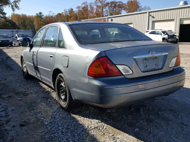 4T1BF28B11U125913 - 2001 TOYOTA AVALON XL GREEN photo 3