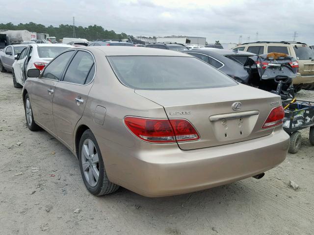 JTHBA30G155057451 - 2005 LEXUS ES 330 GOLD photo 3