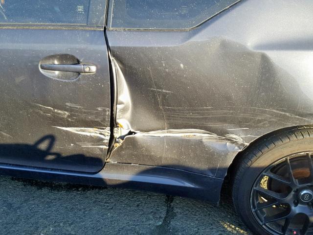 JTKJF5C73E3075122 - 2014 TOYOTA SCION TC ნაცრისფერი ფოტო 9