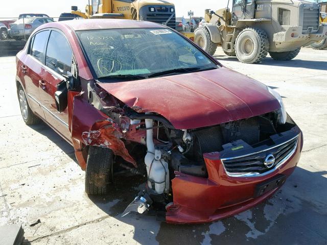 3N1AB6AP1CL623960 - 2012 NISSAN SENTRA 2.0 MAROON photo 1