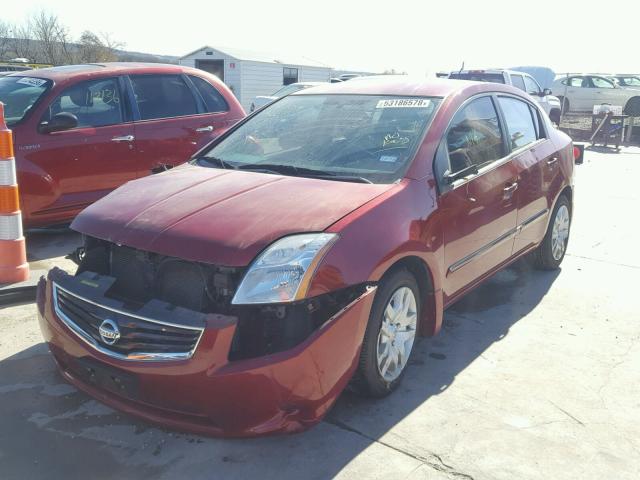 3N1AB6AP1CL623960 - 2012 NISSAN SENTRA 2.0 MAROON photo 2