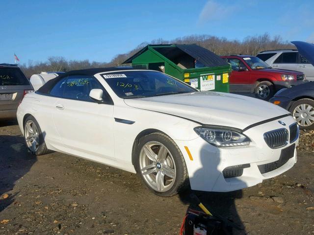 WBAYP5C55EDZ28144 - 2014 BMW 640 XI WHITE photo 1