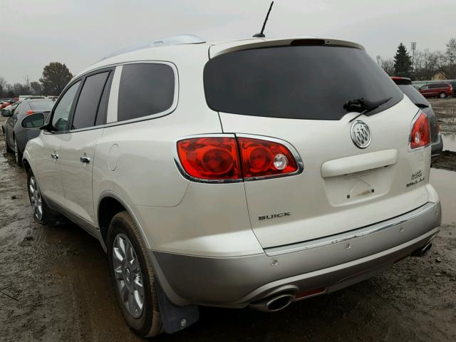 5GAKRCED3CJ187701 - 2012 BUICK ENCLAVE WHITE photo 3