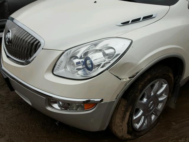 5GAKRCED3CJ187701 - 2012 BUICK ENCLAVE WHITE photo 9
