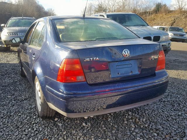 3VWRK69M03M041348 - 2003 VOLKSWAGEN JETTA GL BLUE photo 3