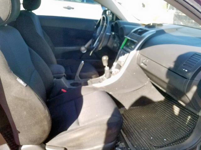 JTKDE167X90278245 - 2009 TOYOTA SCION TC მუქწითელი ფოტო 5