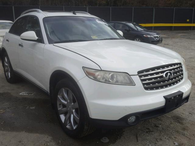 JNRBS08W05X402577 - 2005 INFINITI FX45 WHITE photo 1