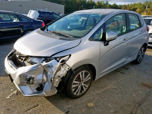 3HGGK5G82FM744708 - 2015 HONDA FIT EX SILVER photo 2