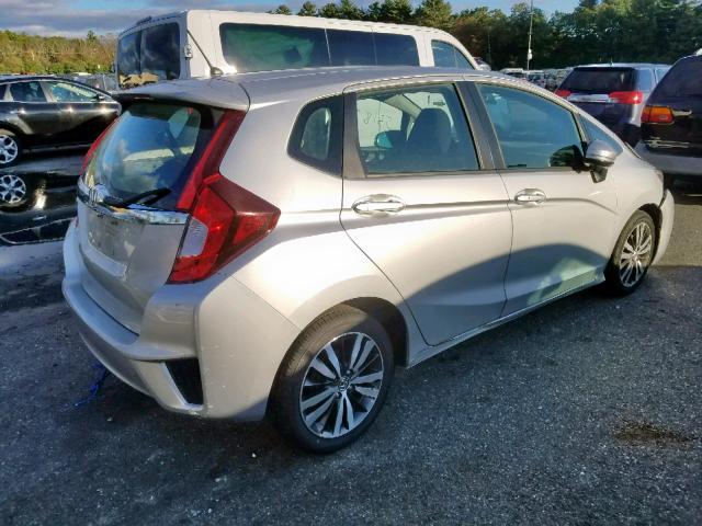 3HGGK5G82FM744708 - 2015 HONDA FIT EX SILVER photo 4