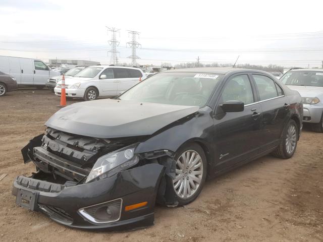 3FADP0L32AR233937 - 2010 FORD FUSION HYB BLACK photo 2