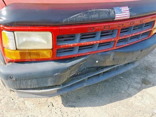 1B7FL26G4SW915743 - 1995 DODGE DAKOTA RED photo 9