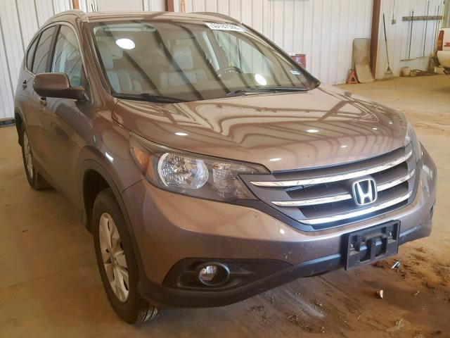 5J6RM3H7XCL016525 - 2012 HONDA CR-V EXL GRAY photo 1