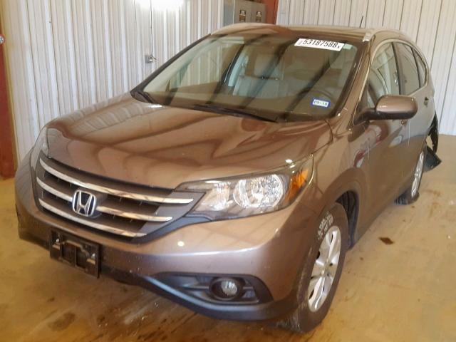 5J6RM3H7XCL016525 - 2012 HONDA CR-V EXL GRAY photo 2