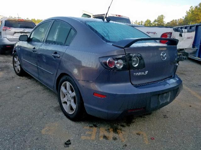 JM1BK123571679154 - 2007 MAZDA 3 S GRAY photo 3