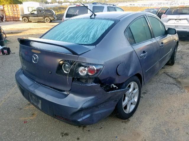 JM1BK123571679154 - 2007 MAZDA 3 S GRAY photo 4